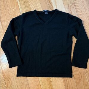 Elegant Black V-Neck Sweater for Women